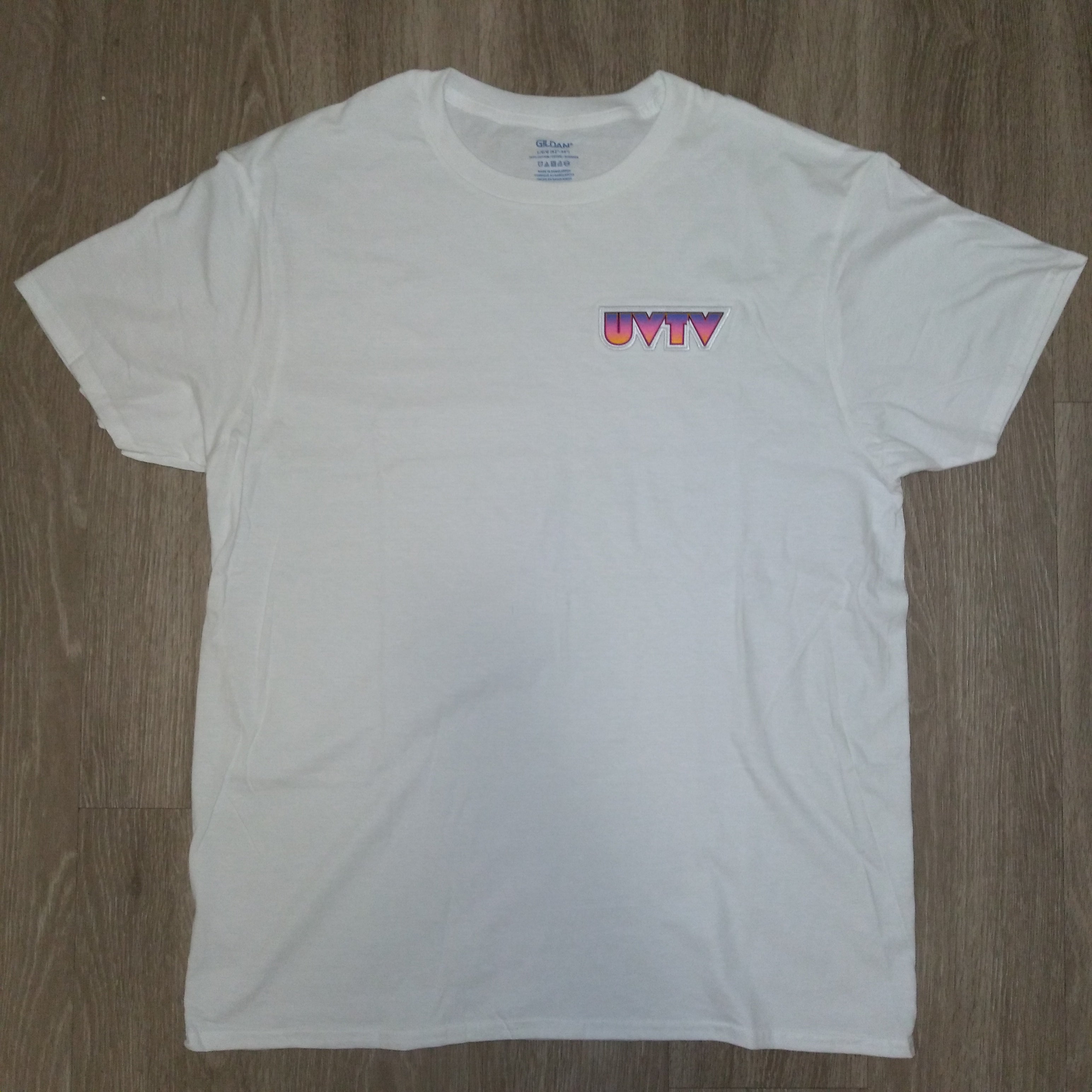 UVTV "Miami" White Tee (Large)